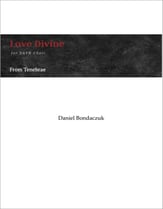 Love Divine SATB choral sheet music cover